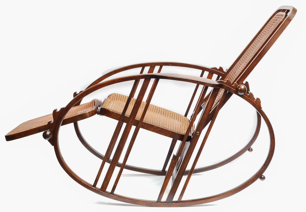 Rocking Chair with footrest by Antonio Volpe For Sale at 1stDibs egg